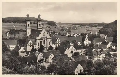 Zwiefalten (Württ.) Teilansicht mit Kloster ngl D6282