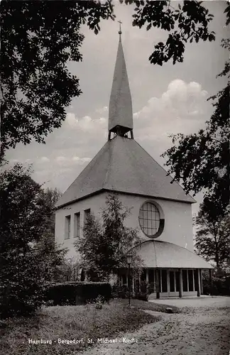 Hamburg-Bergedorf St. Michael-Kirche gl1958 153.843