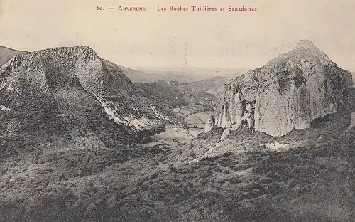 Auvergne, Les Roches Tuillières et Sandoires ngl E0442