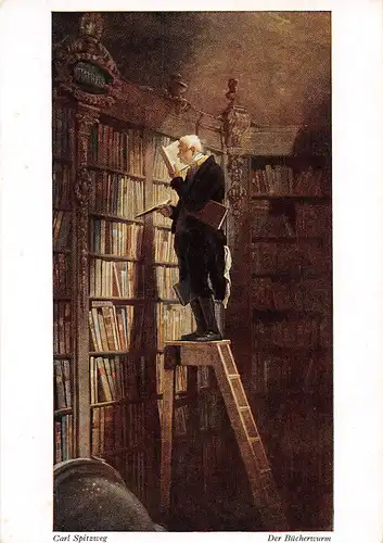 CARL SPITZWEG Der Bücherwurm ngl 156.669