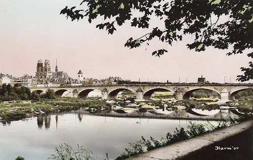 Orléans (Loiret) Le Pont Georges V ngl D8090