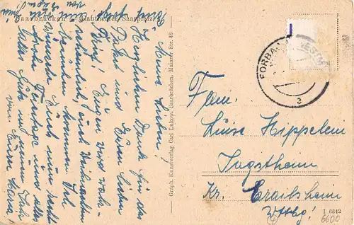 Saarbrücken - Gautheater Saarpfalz gl19? 154.002