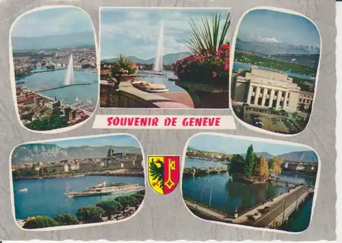 Genève / Genf - Mehrbildkarte gl1961 222.765