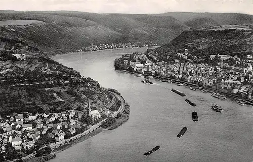 Blick auf Filsen, Boppard und Kamp a. Rh. ngl 156.000