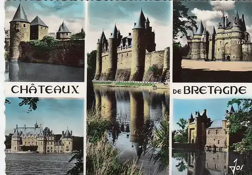Châteaux de Bretagne - Fougères Vitré Bretesche Trácesson Josselin ngl D8115
