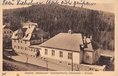 Dönschten im Erzgebirge Gasthof Waldesruh gl1931 156.077