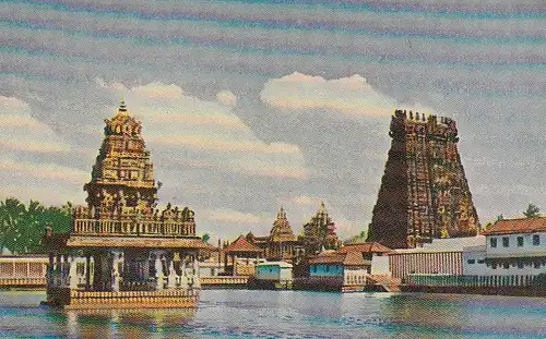 Indien Cape Comortin Sachindram Temple ngl D7714