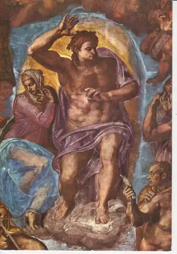 Michelangelo: Christus, det. des Letzten Gerichts gl1972 222.626