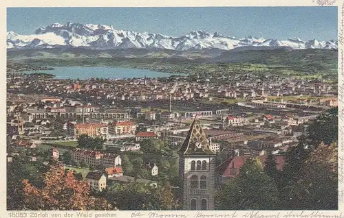 Zürich von der Wald gesehen ngl E0597