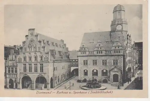Dortmund Rathaus und Sparkasse (Stadtbibliothek) gl1920 222.007