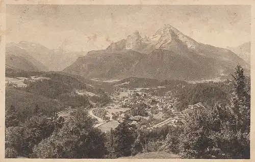 Berchtesgaden von der Marxenhöhe gl1917 D9724