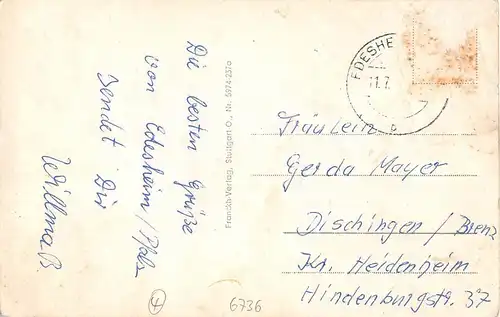 Föhlich Pfalz Gott erhalt's 7 Teilansichten gl1980 154.000