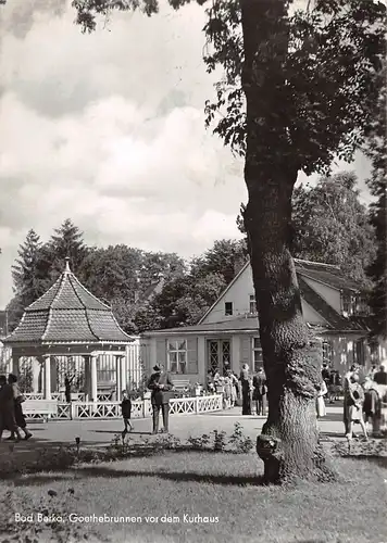 Bad Berka Goethebrunnen vor dem Kurhaus gl1961 157.863