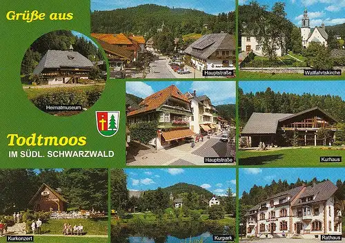 Todtmoos im Schwarzwald Mehrbildkarte gl1995 D9873