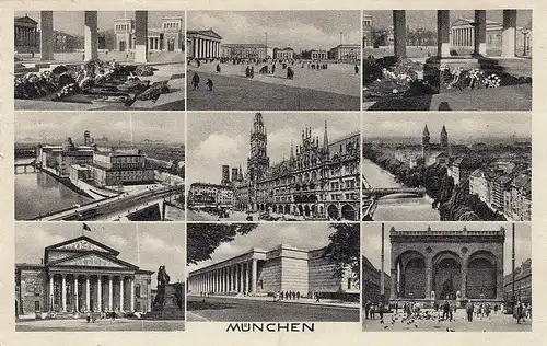 München Mehrbildkarte gl1941 D9517