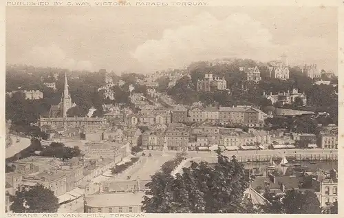 Torquay, Strand an Vane Hill ngl D8771