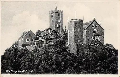 Eisenach Wartburg von Süd-West gl1935 156.299