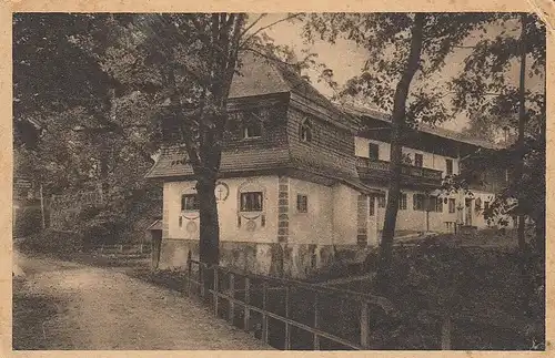 Bad Tölz, Einbachmühle glum 1930? E0779