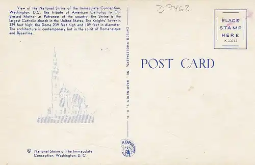 Washington D.C. National Shrine of the Immaculate Conception ngl D7462