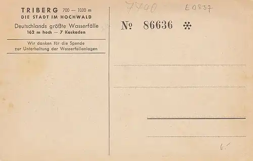Triberg Wasserfälle ngl E0837