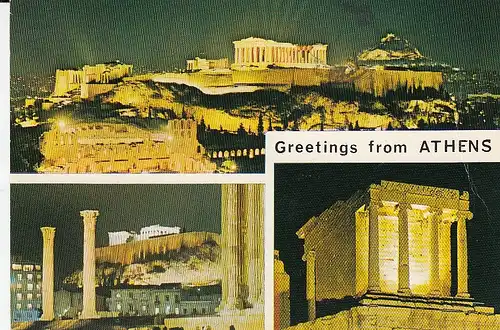 Athen Akropolis by night glum 1975? D8396