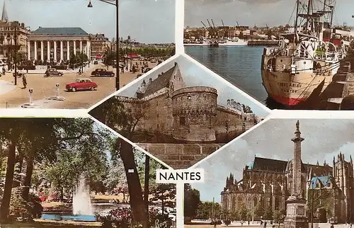 Nantes (Loire-Inférieur) La Bourse, Le Château des Duce ... ngl D8096
