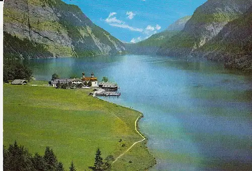 Königssee Blick auf St.Bartholomä gl1982 D8680