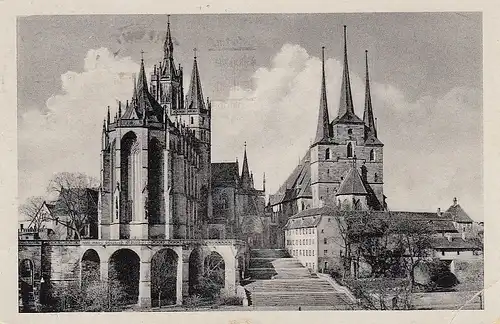 Erfurt Dom und St. Severikirche gl1961 D8698