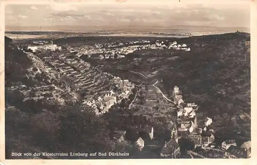 Blick von der Klosterruine Limburg auf Bad Dürkheim gl1942 156.445