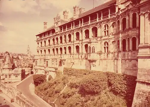 Blois (Loir-et-Cher) Les Loges de l'aile Francois I du Château ngl D8121