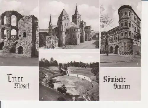 Trier/Mosel Römische Bauten 4 Bilder gl1964 222.529
