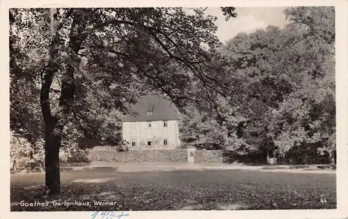 Weimar Goethes Gartenhaus gl1934 158.020