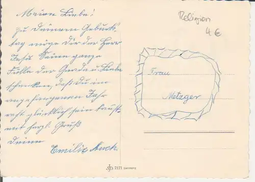 Religion: Geburtstagsgruß mit Psalm 86,11 ngl 222.613