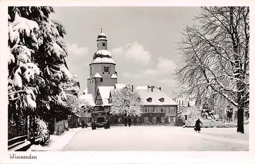 Winnenden Stadtpartie im Schnee ngl 157.146