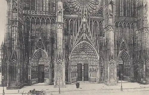 Strassburg, Münster, Hauptportale ngl E0115