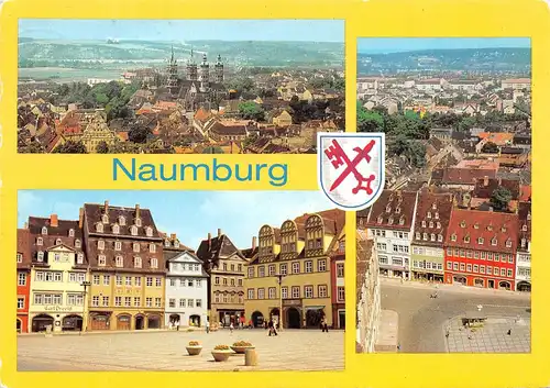 Naumburg (Saale) Teilansichten Panorama gl1984 158.986