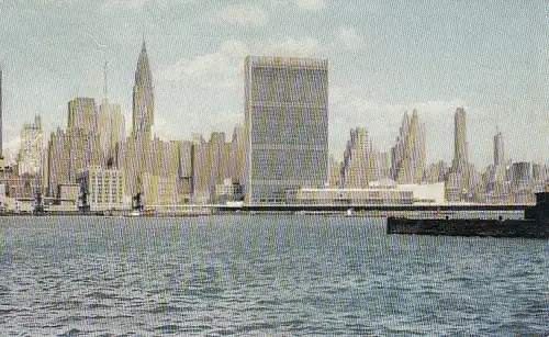 New York, UN Building gl1956 D9257