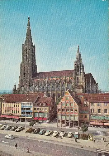 Ulm a.d.Donau, Blick auf das Münster ngl D8884