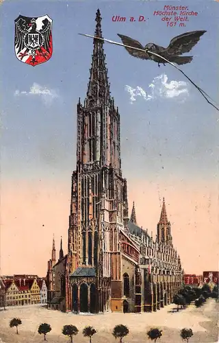 Ulm a.D. Münster feldpgl1916 157.728