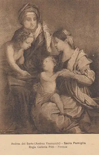 ANDREA DEL SARTO Sacra Famiglia ngl D9266