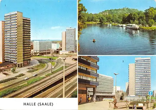 Halle/Saale Teilansichten gl1983 159.012