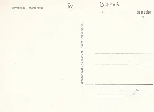 Bayerischer Trachten-Tanz ngl D7903