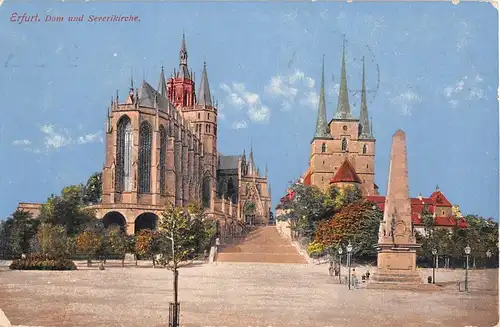 Erfurt Dom und St. Severikirche gl1911 153.370