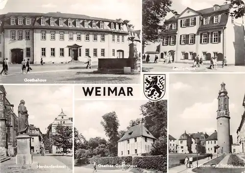 Weimar - Goethehaus und weitere 4 Ansichten gl19? 158.207