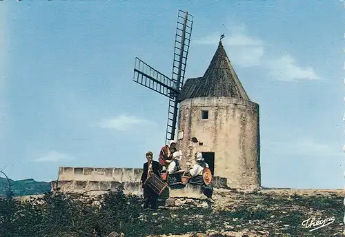 Fontvieille (B.-du-Rh.) Le Moulin d'Alphonse Daudet ngl D8305
