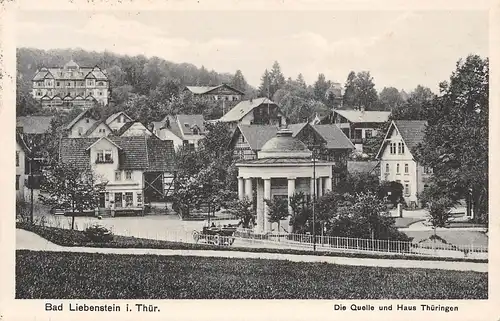 Bad Liebenstein Die Quelle und Haus Thüringen gl1936 155.853