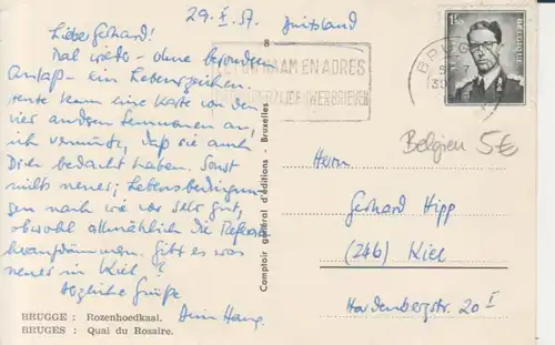 Brügge / Bruges - Quai du Rosaire gl1957 222.771