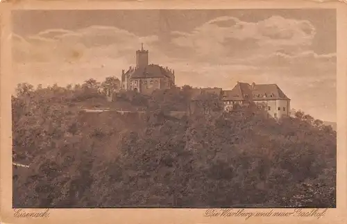 Eisenach, Wartburg und neuer Gasthof ngl 154.391