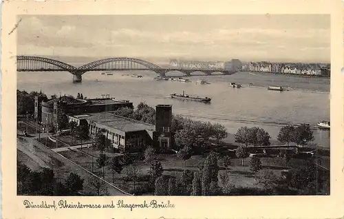 Düsseldorf - Rheinterrasse und Skagerrak-Brücke gl1937 159.453