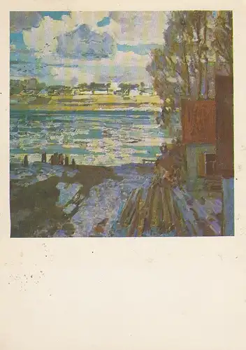 Küstenansicht rückseitig kyrillische Beschreibung ngl D8487